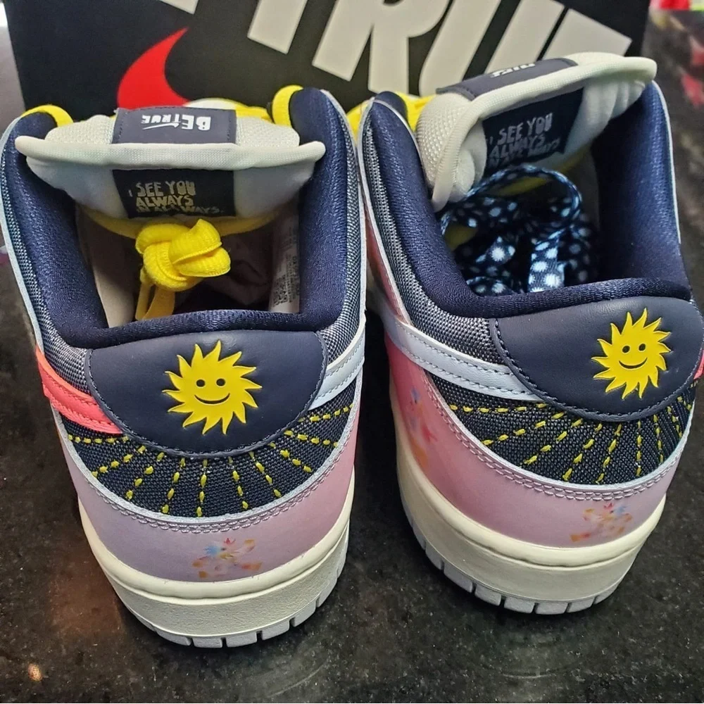 Sz 13 Xavier Schipani x Nike Dunk Low SB 'Be True - Trans Joy'